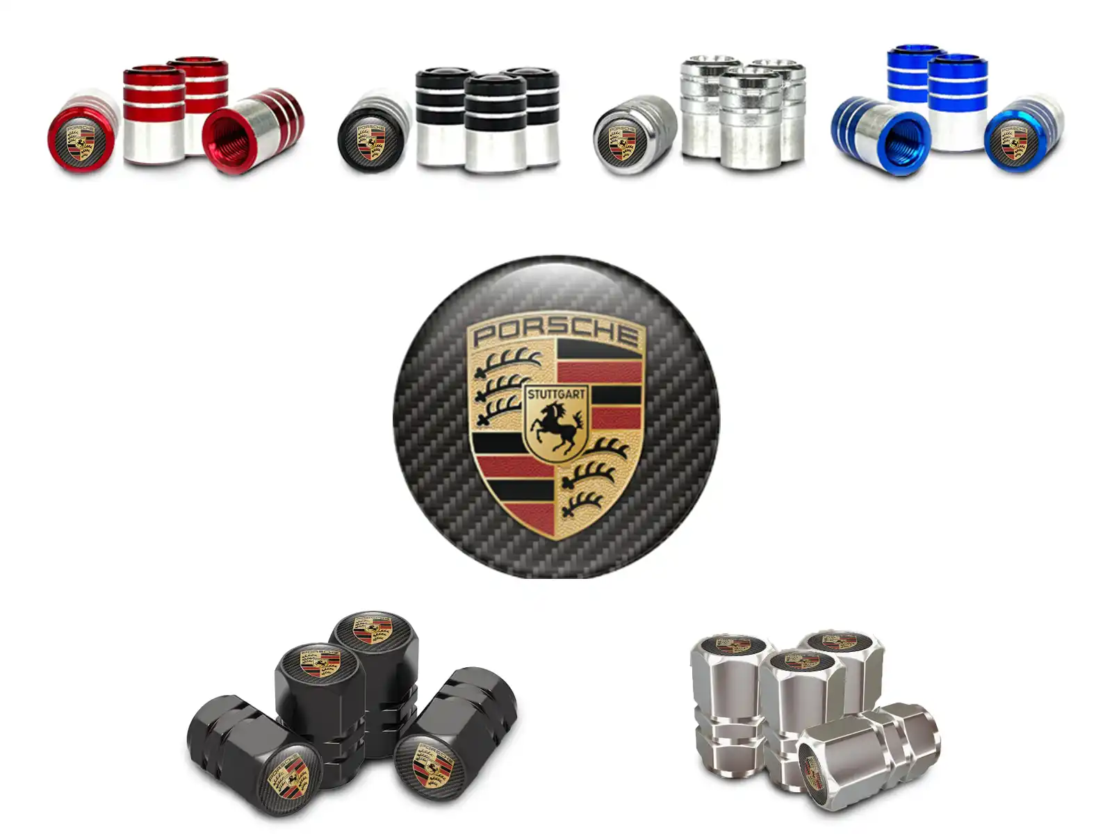 Porsche Protections Valve Roues Camion Universel